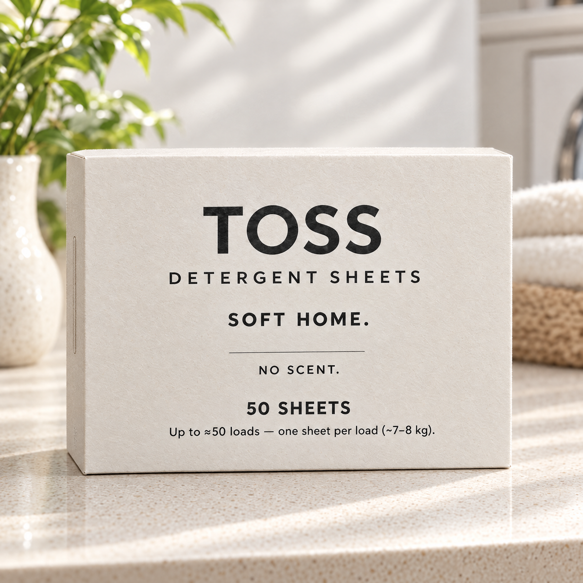 Toss Detergent Sheets 50 Sheets | Pre-Order